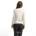 Most popular plain pattern pure color cashmere sweater